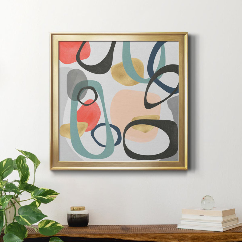 «Dessau I», reproduction de photo sur toile encadrée, H 34,5 po x l 34,5 po x P 1,5 po, Or
