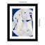 «Paper Sculpture Abstract» par Little Dean, reproduction d'art encadrée sur bois-100477741-100477742