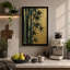 Bamboo in Gold Japandi - Wrapped Canvas-2009471199-2009471190