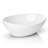 Miligore 16'' White Ceramic Oval Bathroom Sink