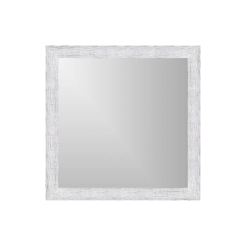 Miroir Arber, Blanc huilé, 43 po x 43 po