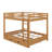 Queen Size Bunk Bed With Ladder And Trundle-1892930242
