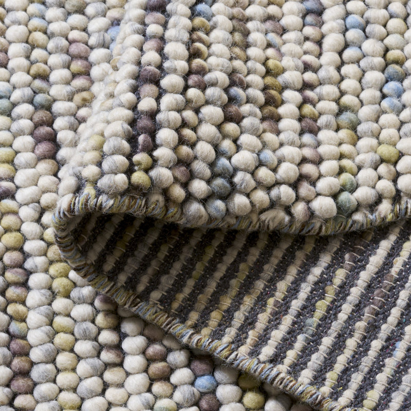 Elle Area Rug in Ivory / Multi, Round 8'