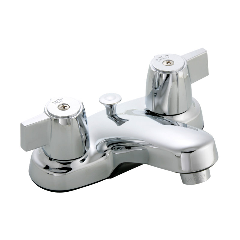 Robinet de salle de bain à ensemble central avec bonde