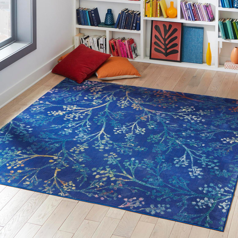 Antony Floral Indoor Rug, Square 10'