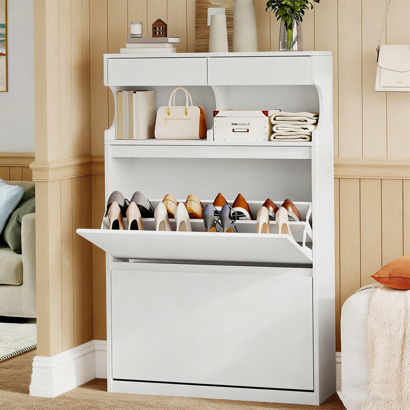 8 Pair Shoe Storage Cabinet