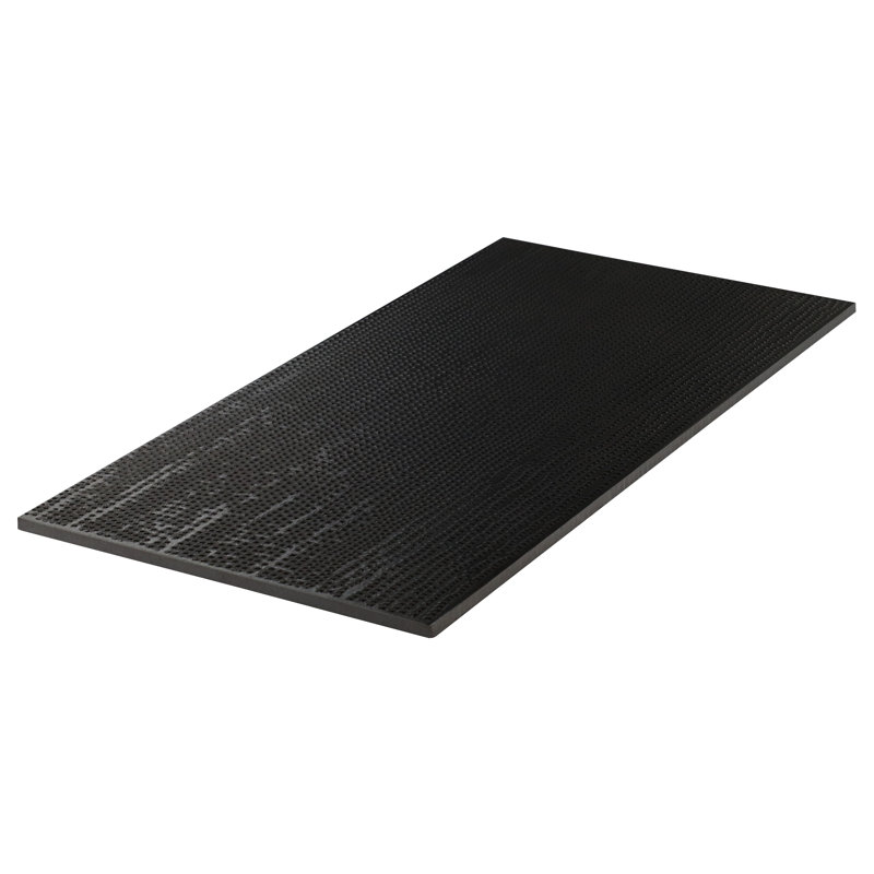 Chord 11.81 in. x 23.62 in. Semi-Matte Textured Porcelain Floor and Wall Tile (11.62 Sq. Ft. / Case), Leather Black
