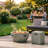 40,000 Btu Bowl Shaped Mgo  Propane Fire Pit With Tank Cover