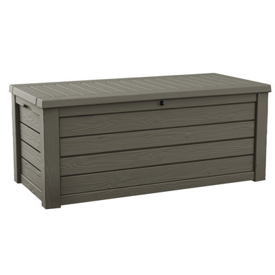 Keter Westwood 150 Gallon Plastic Outdoor Furniture Storage Deck Box