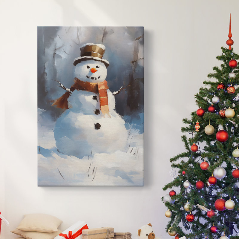 Art des Fêtes de Noël - Toile tendue avec châssis - Série 2-CLIX, H 27 po x l 18 po