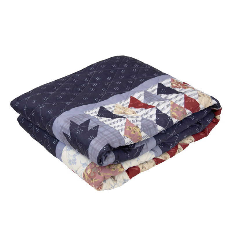 Donna Sharp County Fair Quilted Americana Throw 