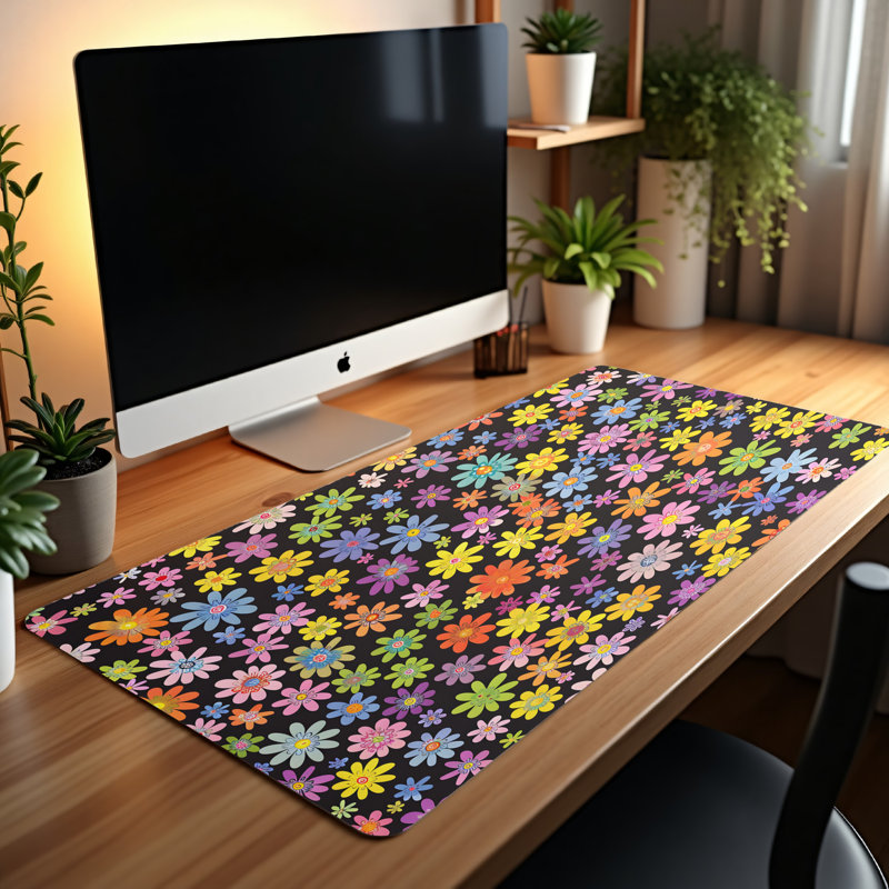 Polyester Desk Pad, 31.5x15.5