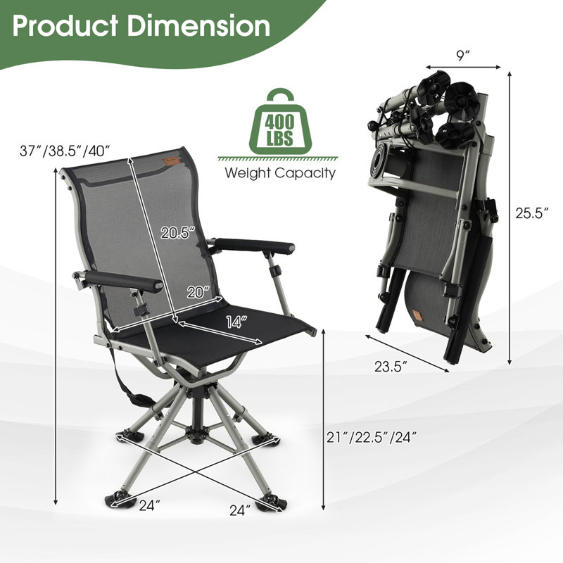 Chaise de camping pliante Kyzic