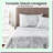 LuxurySoft Queen Size Microfiber Foliage Bed Sheets - 4 Piece Set, Soft Polyester Sheets for All Seasons in Coral - Queen Size Sheets