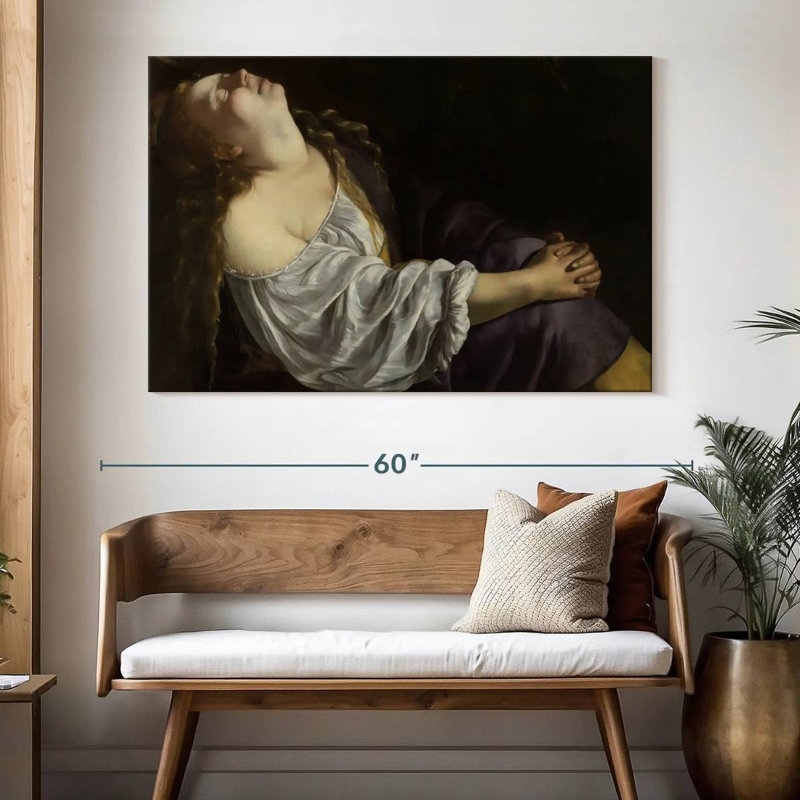 Adella Mary Magdalene In Ecstasy 1611, 34" H x 51" W