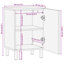Solid Wood Bathroom Cabinet-1136398