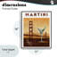 Rétro martini et vue sur le pont, estampe numérique, conception de Brett Blumenthal-1580918528-1580918534