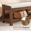 Banc de rangement pour chaussures 62,99 po