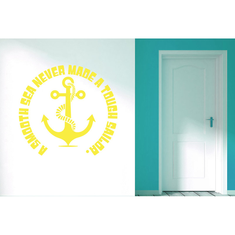Nautical & Beach Wall Decal, Bright Yellow