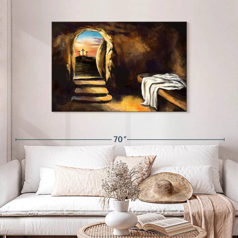 Adella Jesus Christ Has Risen, 30" H x 45" W