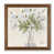 Toile avec cadre brun