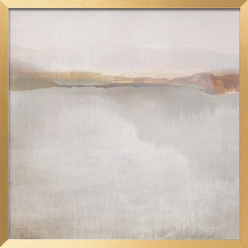 Abstract "The New Day" Framed Print Wall Art, 24" H x 24" W