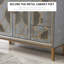 Armoire d'appoint rectangulaire Light Luxury Line.