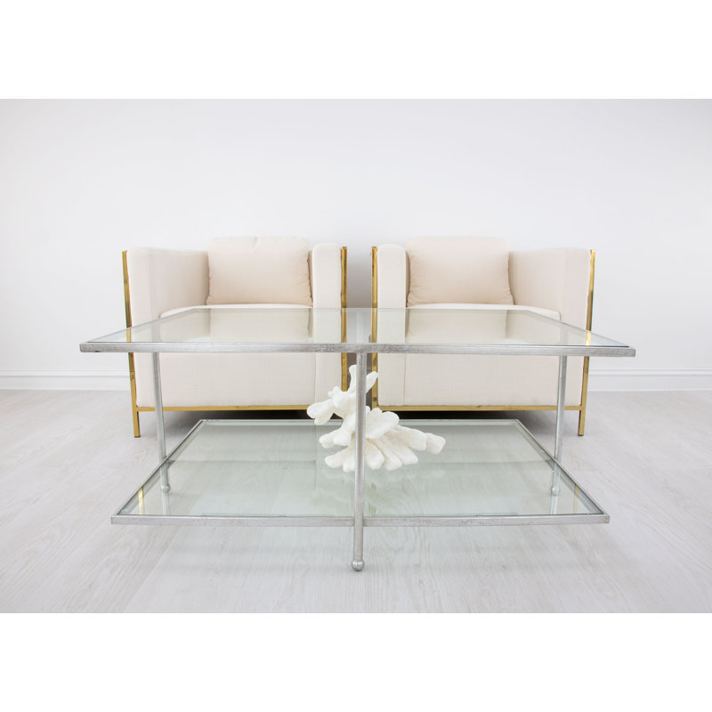 Romana Coffee Table, Silver