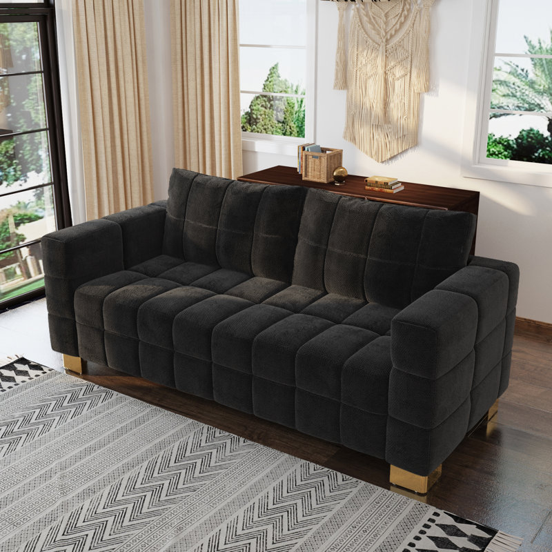 Canapé rembourré 81,89 po, Beige