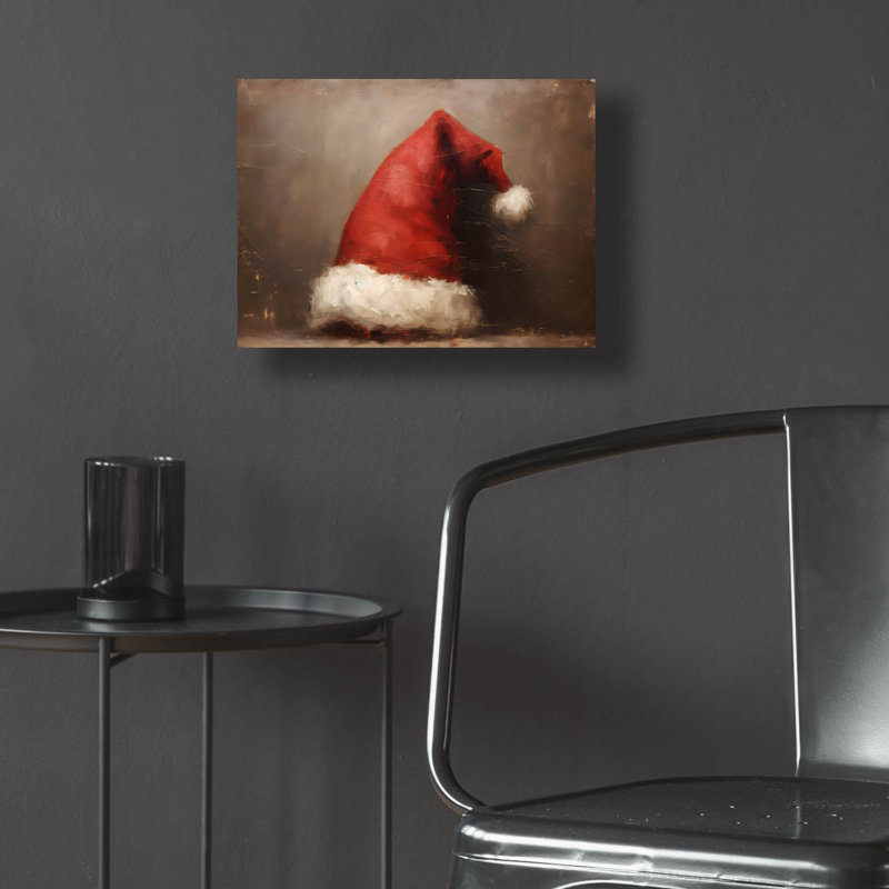 «Santa Hat» par Petals Prints Design, H 12 po x l 16 po x P 0,13 po
