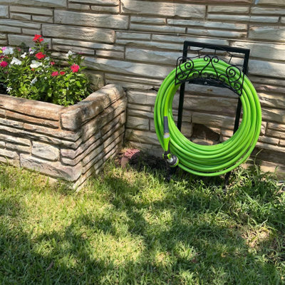 4-anchor Base Heavy Duty Freestanding Garden Hose Holder