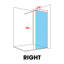 Paroi de douche fixe en verre trempé l 24 po x H 75 po-115608547-115608548