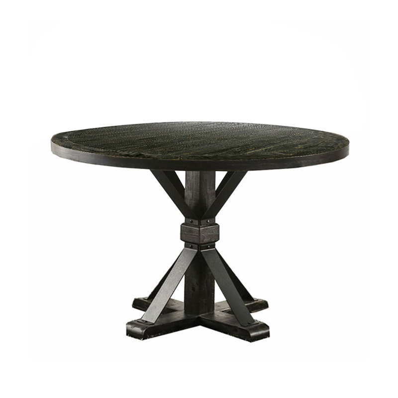 Table de salle à manger Alfred au fini noir antique