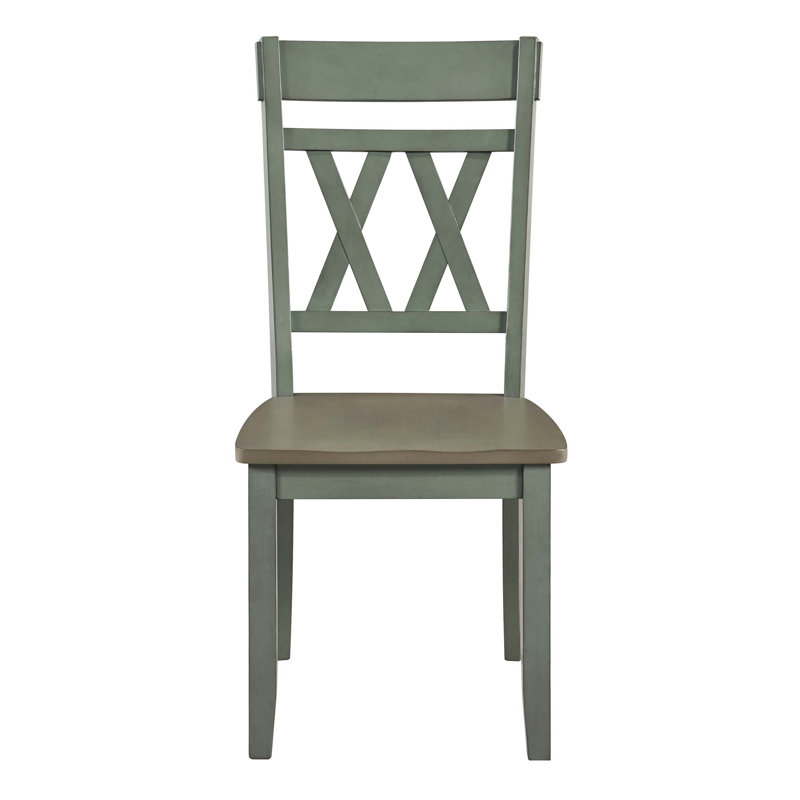 Ensemble de chaises d'appoint 2 pièces Modern Design, Sarcelle