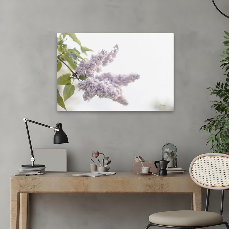 Branches florales - Lilas pâle I, H 16 po x l 24 po