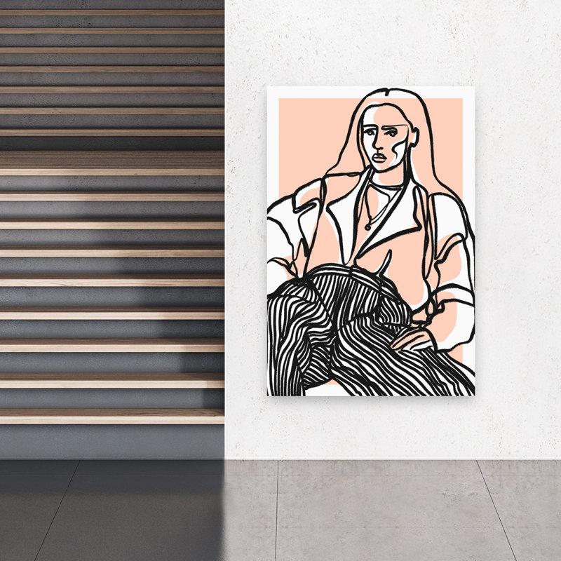 Reproduction d'art mural contemporain «Do you souvenir», 60" H x 40" W