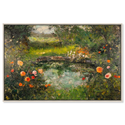 «Water Lily Dream II», art floral classique par Art Remedy