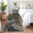 Premium Machine Washable Prisco Black Rug-1258059456