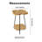 Round Accent Side Table Living Room End Table Corner Table Side Table Accent Table