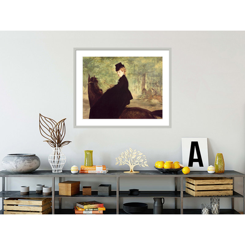 La chevalière par impression giclée encadrée, H 33,5 po x l 40,81 po