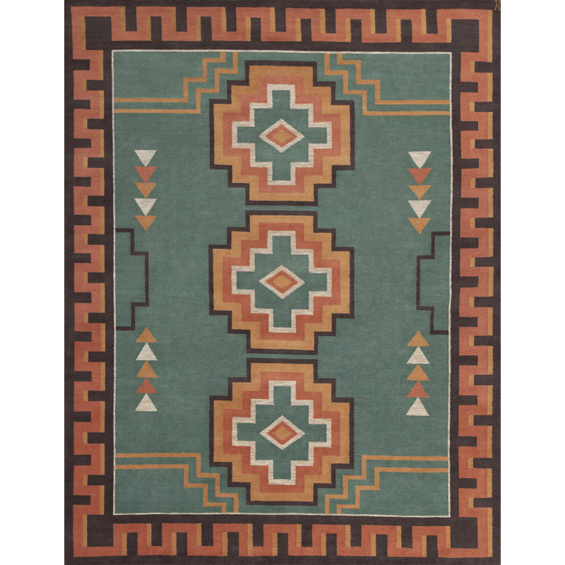 Mesa Wool Southwestern Area Rug, Rectangle 10' x 14'