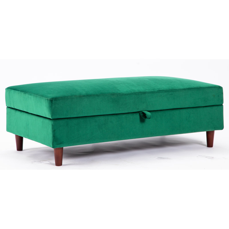 Athalia Velvet Upholstered Storage Bench