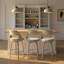 Swivel Upholstered Counter Stool-114210788