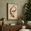 Twin Koi Dance Japandi - Wrapped Canvas-1291499041-1291499047
