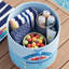 Sac de rangement en plastique étanche à cordon de serrage pour la natation, avec compartiments séparés pour le sec et l'eau. Parfait pour la plage, le gym et la piscine.-577011346