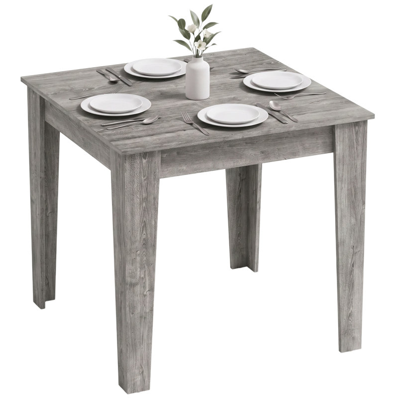 Dining Table, Grey / Grey Wood Effect