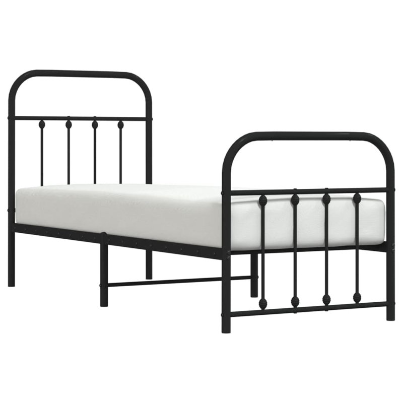 Winsford Bed, Black, Single (3')