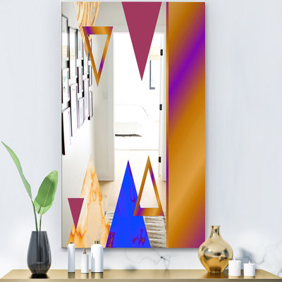 Triangular Spacy Spheres 14 Rectangle Mirror