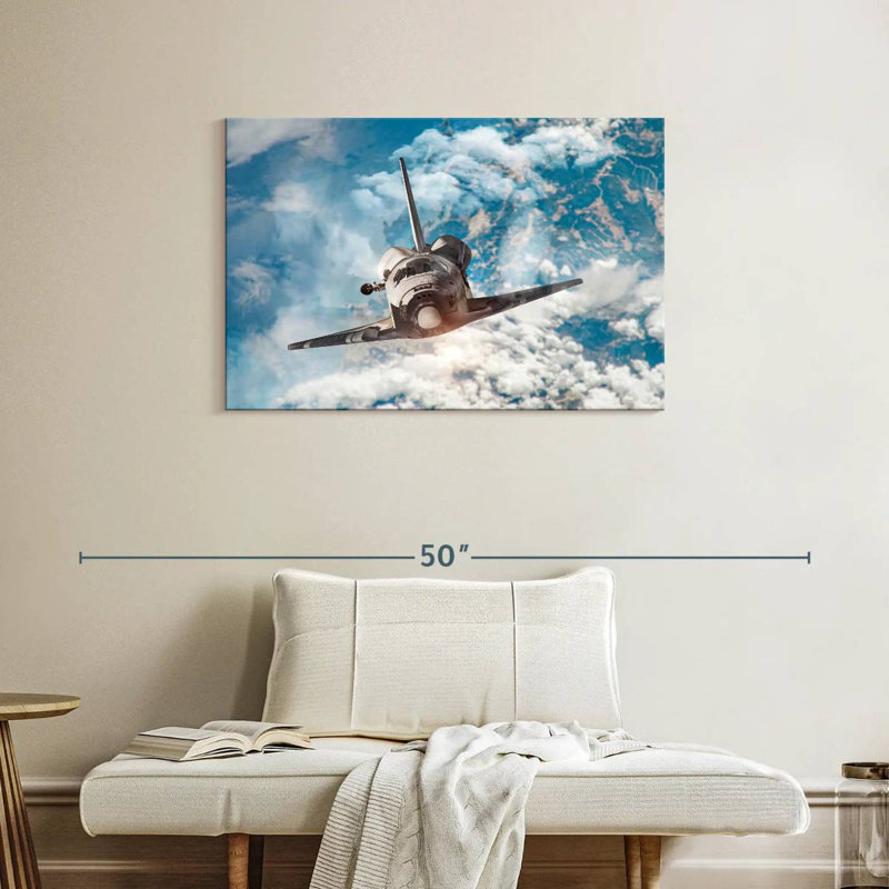 Oberle Spacecraft Ascent, 24" H x 36" W