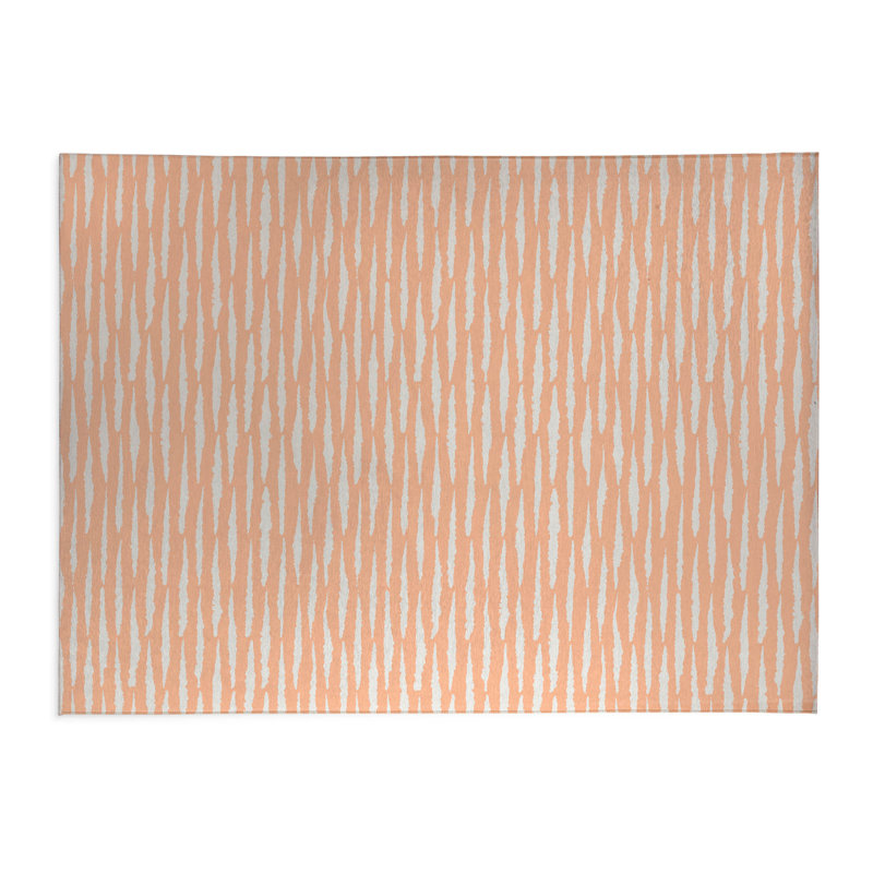 Tapis de bureau léger Scar Play, L 5 pi x L 3 pi, Pêche